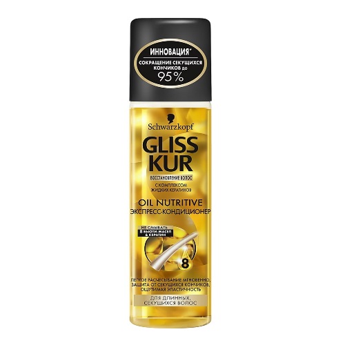 Schwarzkopf GLISS KUR Экспресс-кондиционер спрей Oil Nutritive 200 мл (6)