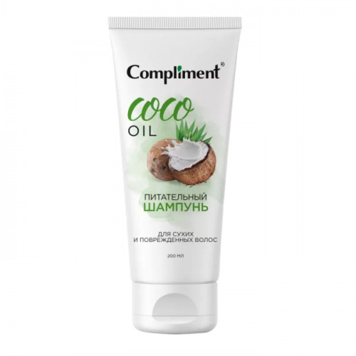 COMPLIMENT Coco Oil Шампунь для сухих и поврежденных волос Питательная 200 мл