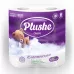 PLUSHE Classic Туалетная бумага 2-сл 4 рул Белая 18 м (12)