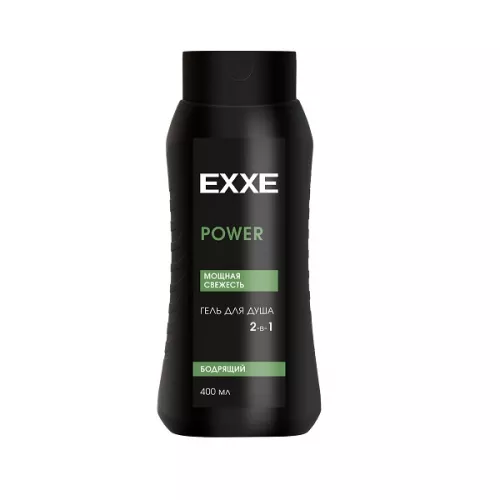 EXXE Men Гель для душа 2в1 Бодрящий Power 400 мл (12) EXXE Men Гель для душа 2в1 Бодрящий Power 400 мл (12)