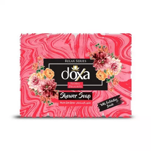 DOXA Relax Series Мыло туалетное Floral Delights 150 г 4 шт (12) S-1631 DOXA Relax Series Мыло туалетное Floral Delights 150 г 4 шт (12) S-1631